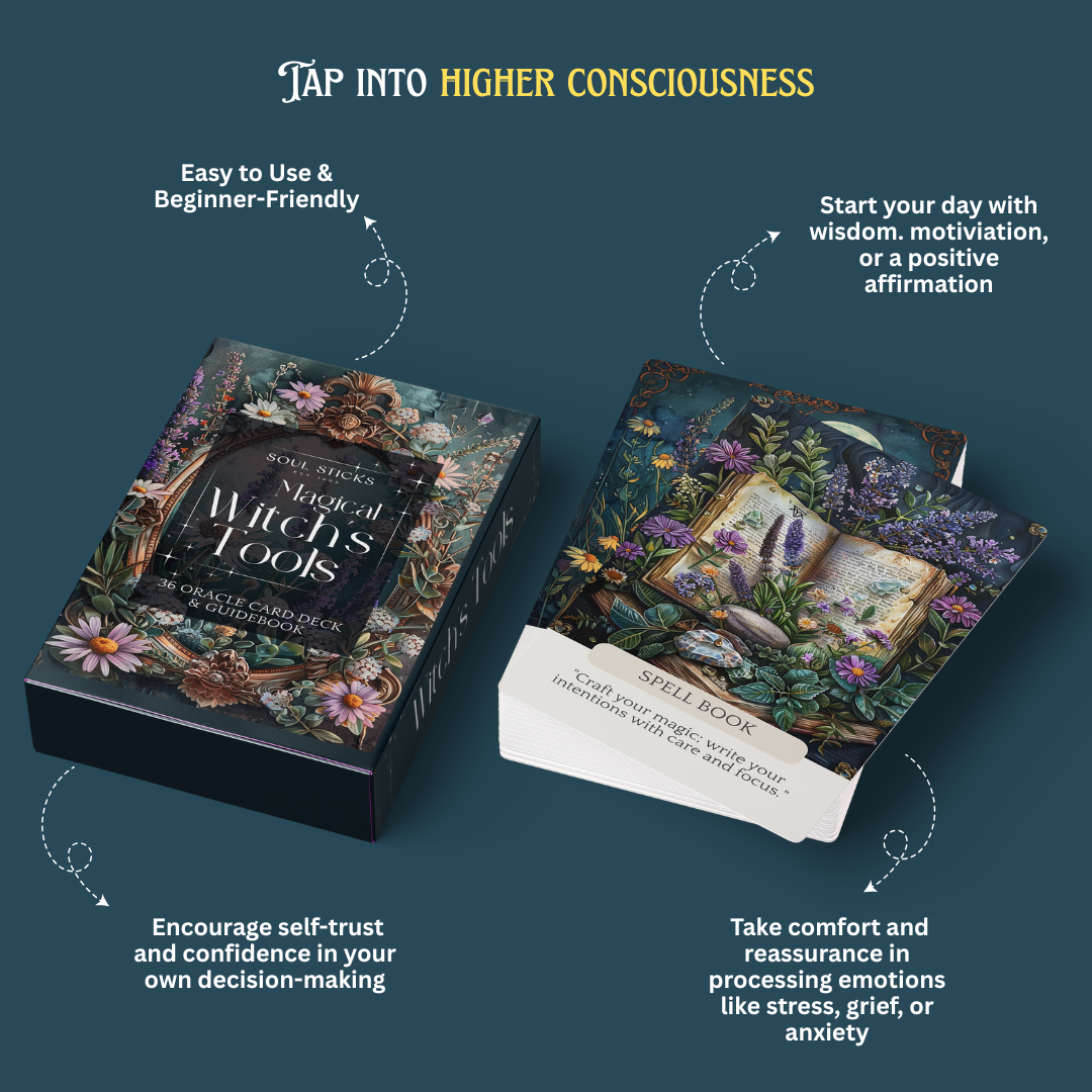 Designs by Deekay Inc. – wholesale Tarot cards – Magical Witch's Tools Oracle Card Deck1