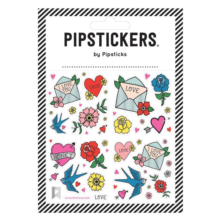 Pipsticks - Wholesale Sticker - True Love Tattoo Stickers