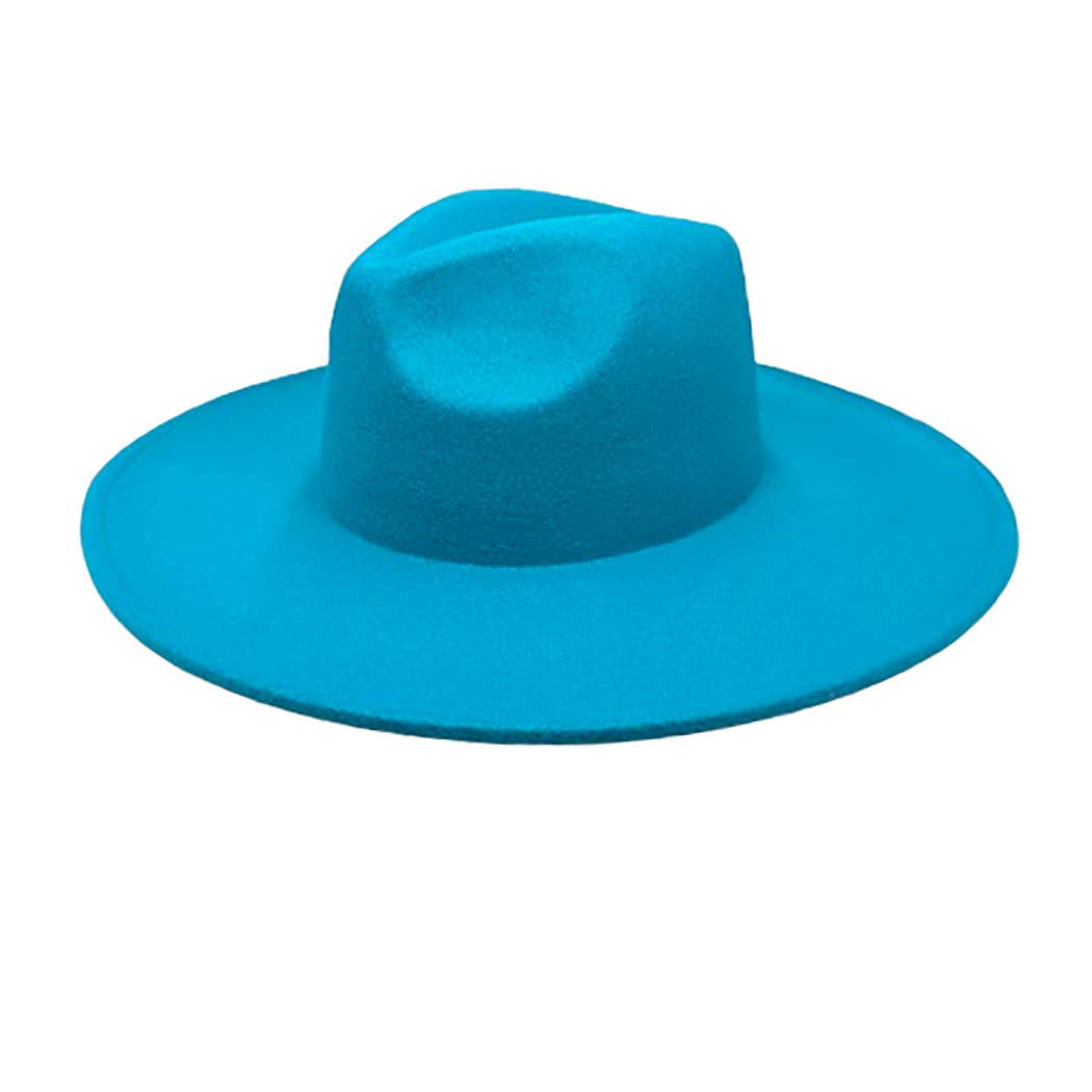 AdornWise - Wholesale Fedora - Women's - Vegan Felt Wide Brim Rancher  Hat8