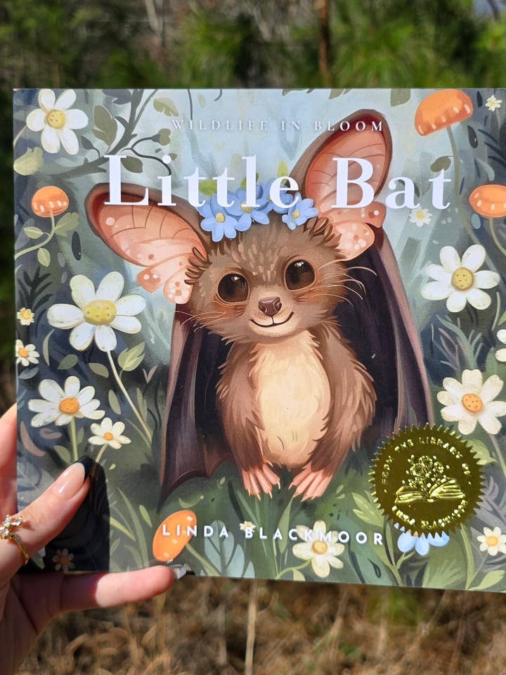 Wildlife in Bloom: Little Bat for wholesale by Author Linda Blackmoor