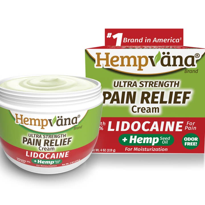 Hempvana Lidocaine Pain Cream | Ultra Strength | Sore Muscle for wholesale by BulbHead