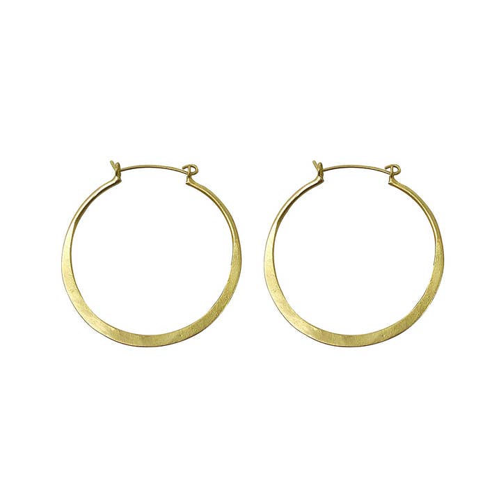 WorldFinds – Brincos de argola por atacado – Aros Biológicos - Dourado2