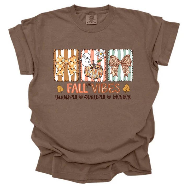 Herfstvibes Dankbaar Preppy voor wholesale door Trendy Tees Wholesale And Boutique