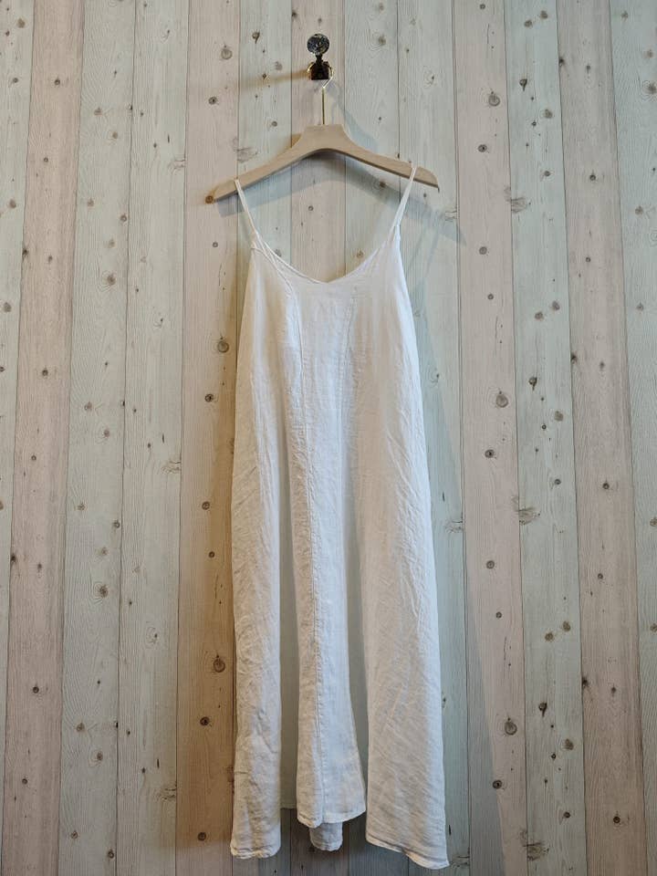 Linen & More - Wholesale Dress - Women's - REF 18017 100% LINEN STRAP DRESS7