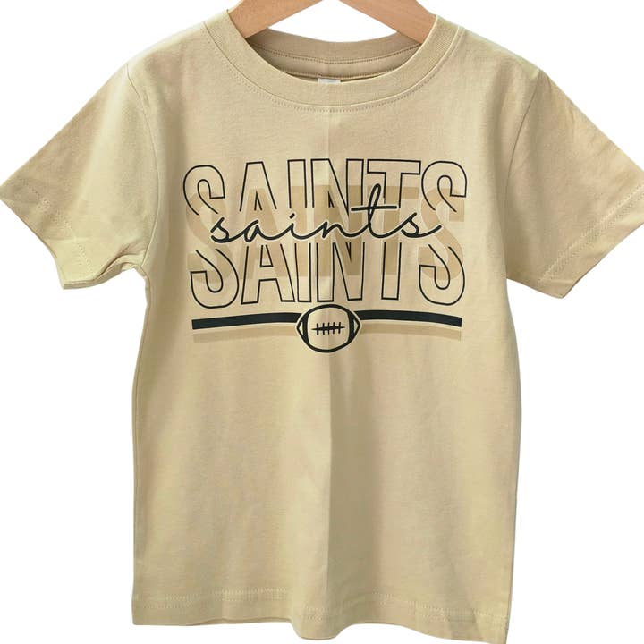 ntrl co. - Wholesale Screen Printed T-Shirt - Kids - Saints Graphic Tee