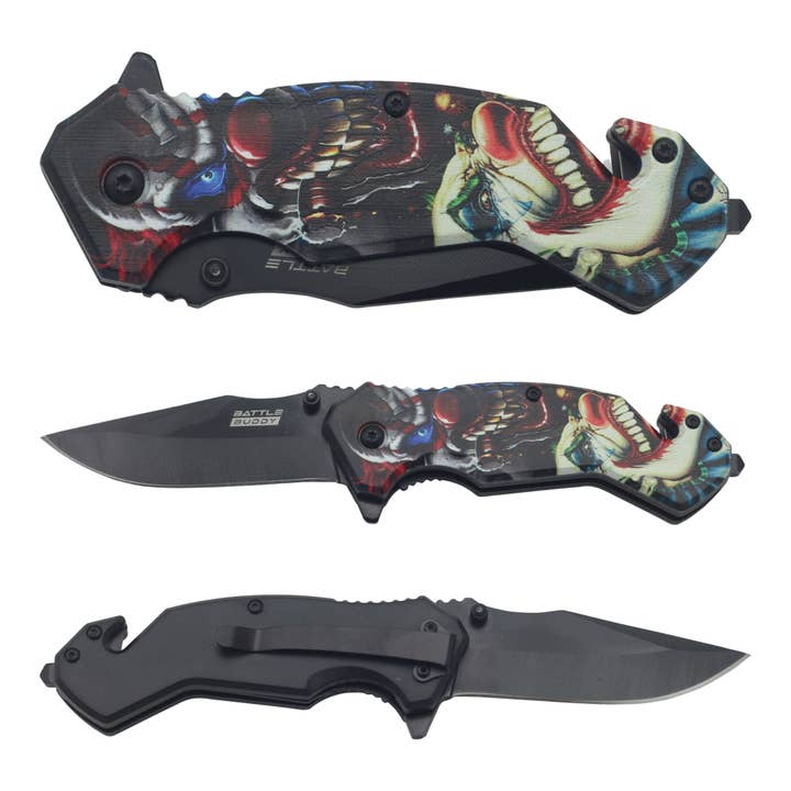 Smithco Distributing - Wholesale Pocket Knife/Holder - Battle Buddy Knives, Pocket Knife155