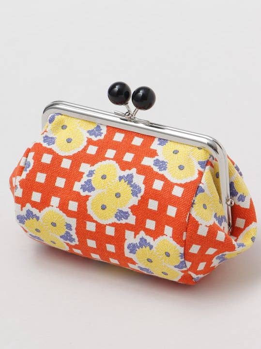 KOUSHI - Retro Like Gamaguchi Barrel Pouch for wholesale by Ametsuchi by Amina Collection