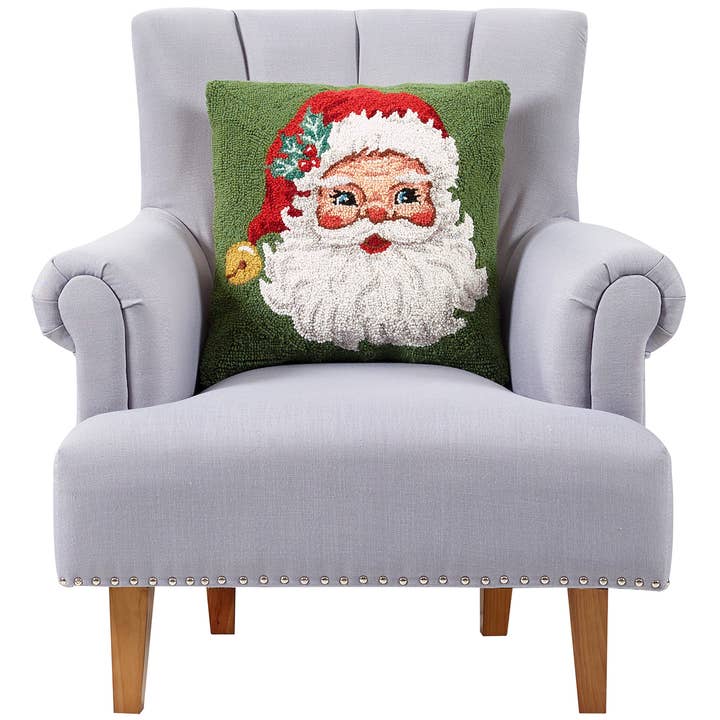 Peking Handicraft - Wholesale Throw/Decorative Pillow - Red Hat Santa Hook Pillow1