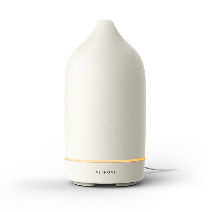 Diffuseur Stone - Blanc pour la vente par Vitruvi