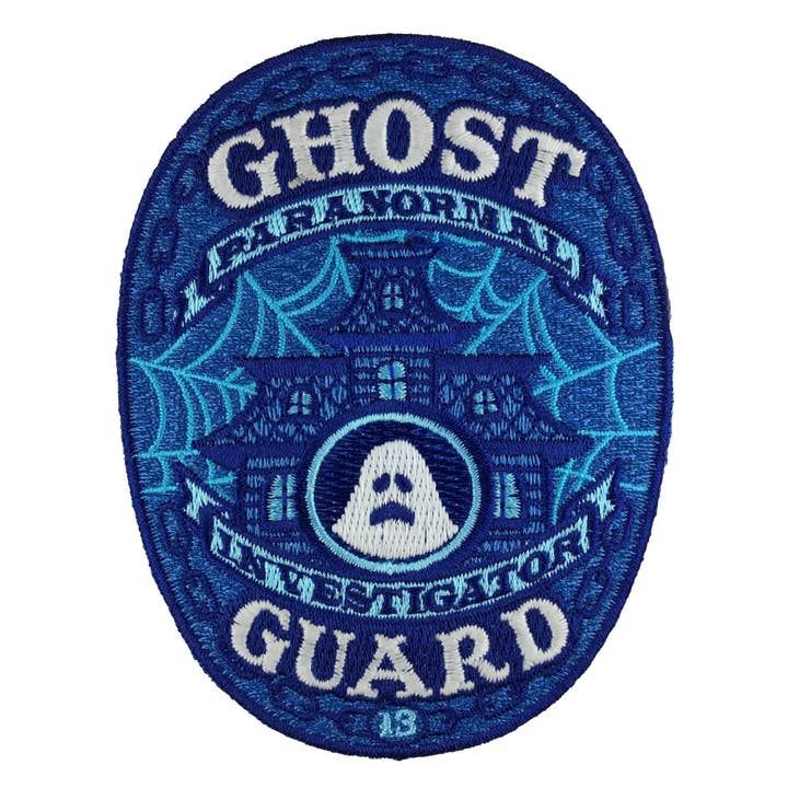 Ghost Guard: Paranormal Investigator Embroidered Patch - Glow-in-the-dark for wholesale by Monsterologist