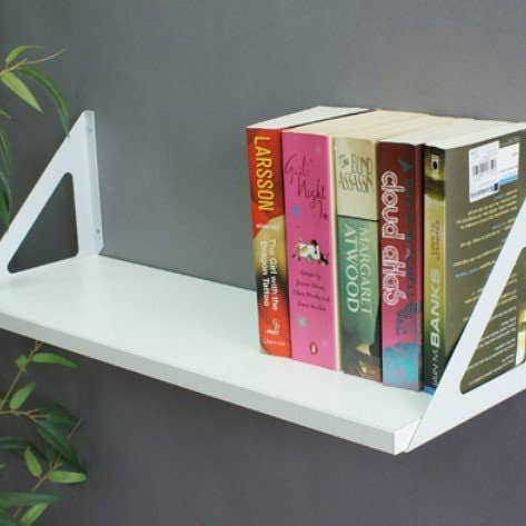 Support de serre-livres Tri blanc (chaque) 45 pour la vente par MASTERSHELF