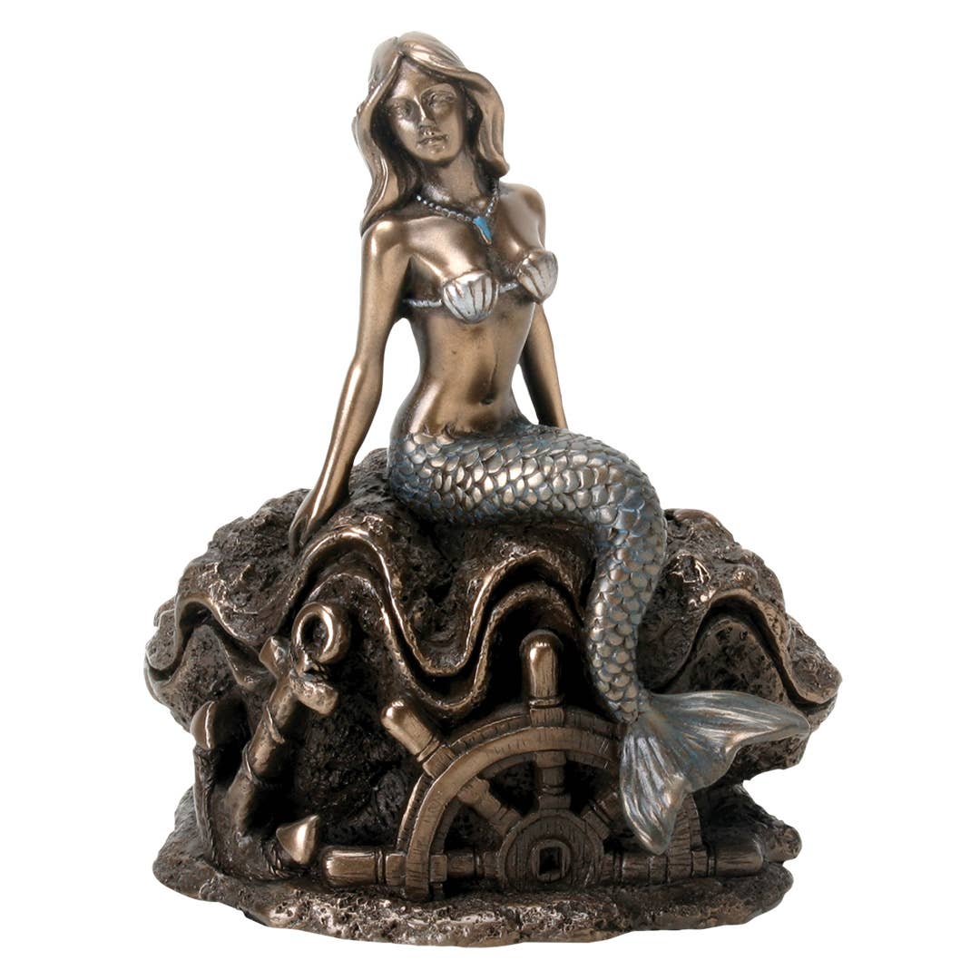 Pacific Trading - Wholesale Decorative Figurine - Mermaid on Seashell1