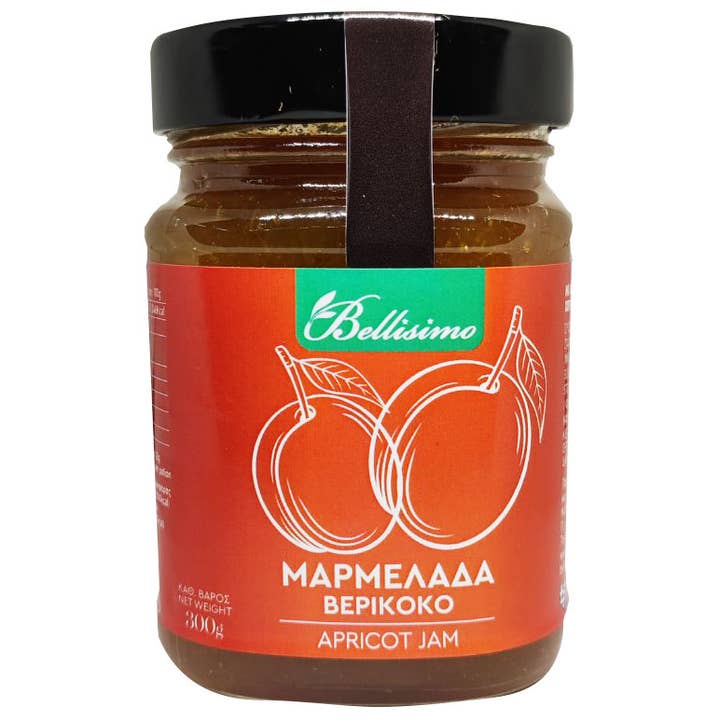 Abrikos marmelade (300gr) for engroshandel hos Bellisimo Greek Products