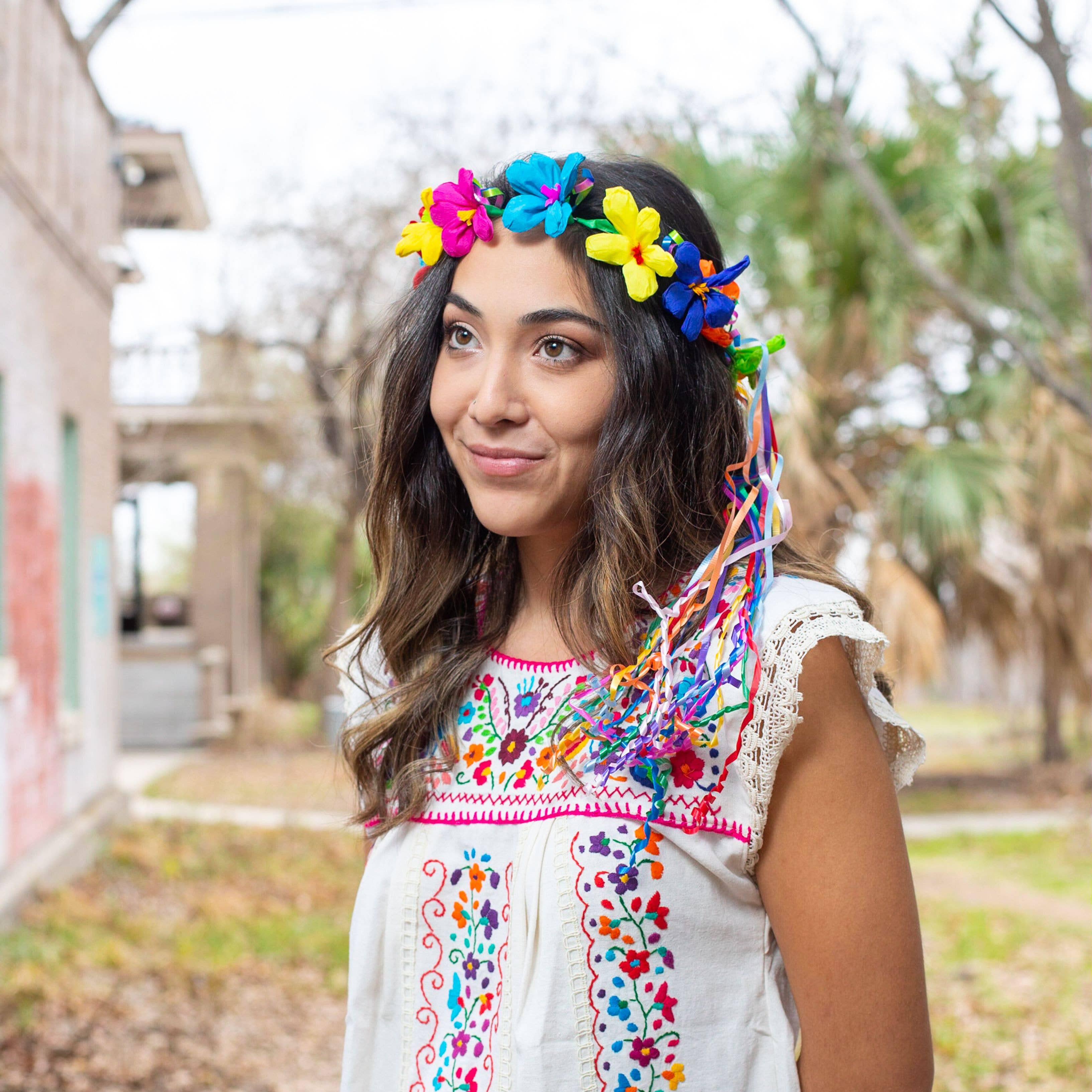 Amols' Party & Fiesta Favors - Wholesale Party Hat/Crown - Multicolor Flower Crown1