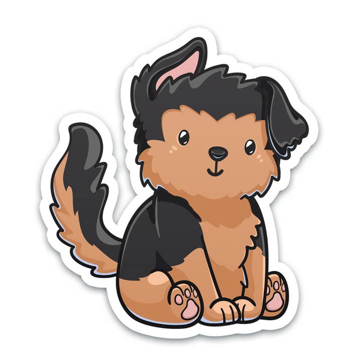 German Shepherd Sticker | Waterproof Vinyl Stickers For Kids for wholesale by Vancity Stickers