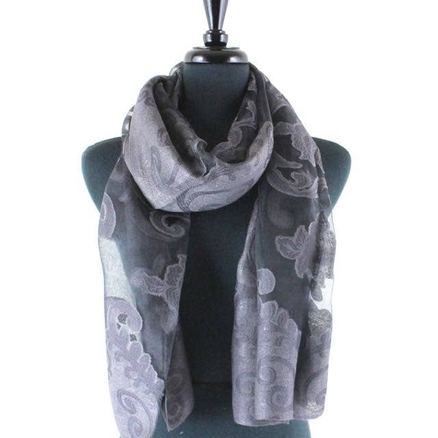 Pretty Persuasions – Großhandel Schal – Damen – JC19020 Durchsichtiger Schal/Schal „Shanghai Night Night“21