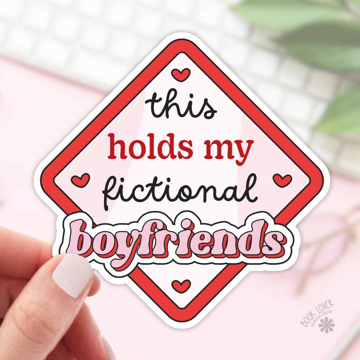 Fictional Boyfriends Stickers / Bookish Stickers / Book for wholesale by Book Lover Merch Shop