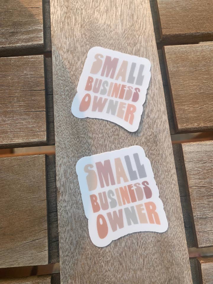 Autocollant propriétaire de petite entreprise pour la vente par cwjgcrafts