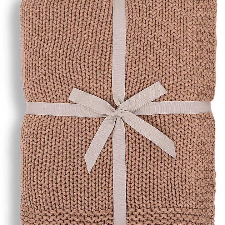 Wholesale Harmony Cotton knit throw Blanket for your store Faire