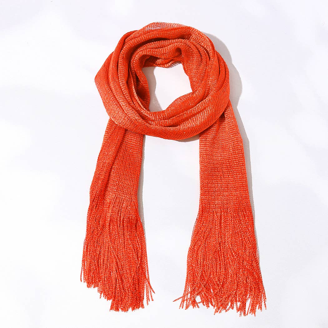 Fashion City - Vente Écharpe – femme - Écharpe de soirée légère métallisée en Lurex0