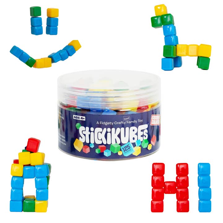 1i4 Group - Wholesale Building Set - Kids - StickiKubes Tub1