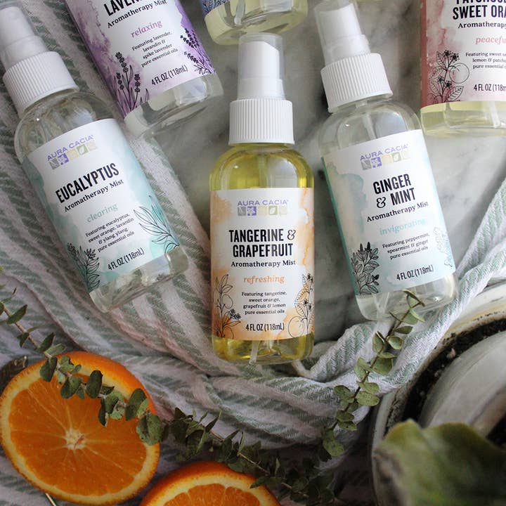 Aura Cacia - Wholesale Aromatherapy Mist - Ginger & Mint Aromatherapy Mist With Essential Oils 4 Fl Oz1