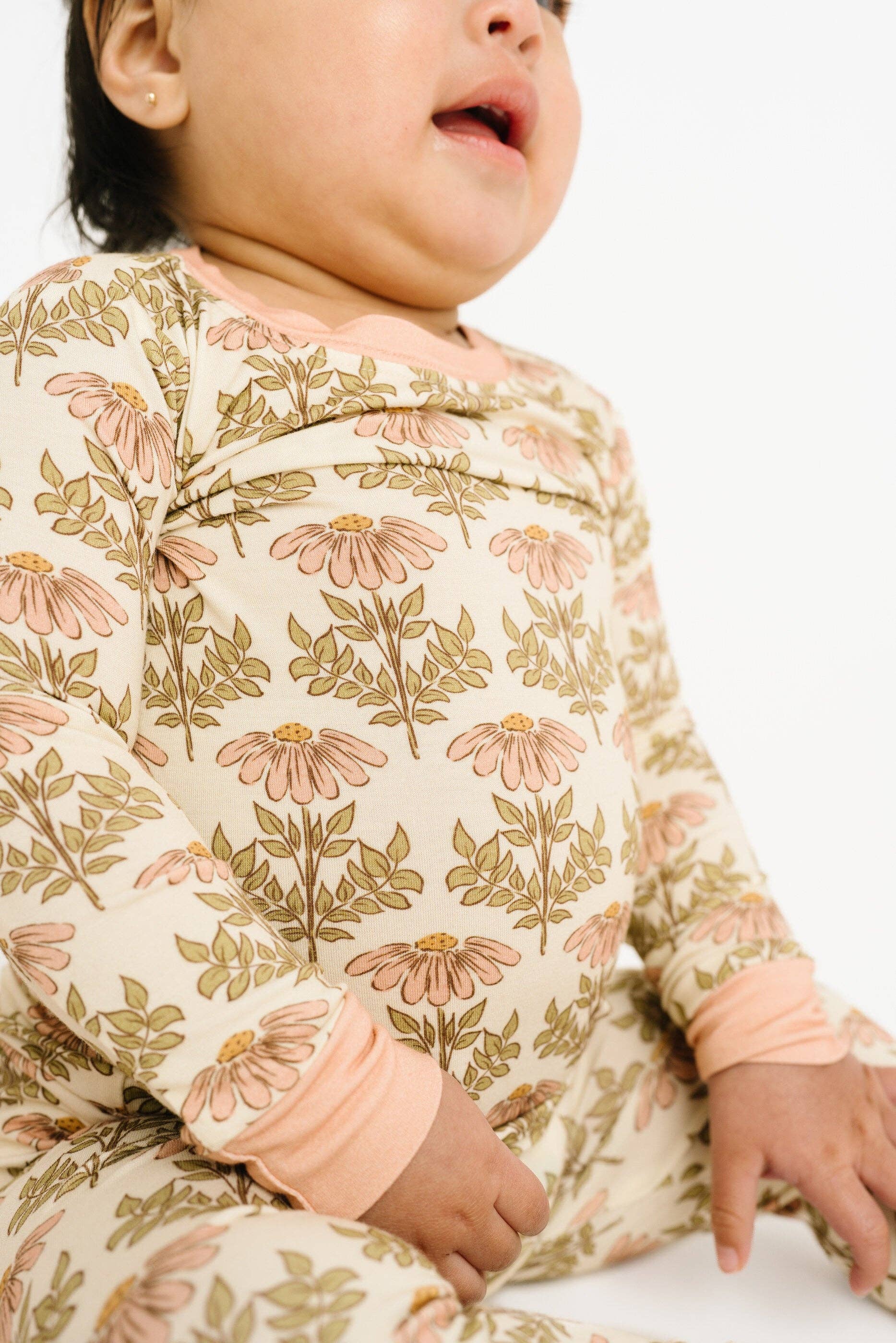 Little One Shop - Wholesale Sleepwear Set - Kids - Timeless Petals Bamboo Set1