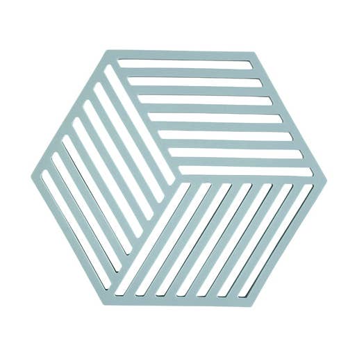 Forma House - Vente Dessous-de-plat - Zone Denmark - Dessous de plat Hexagon Fog blue0
