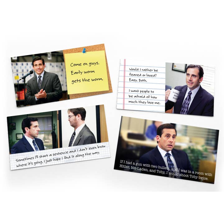 Papersalt - Wholesale Stationery/Notecard Set - The Office Quote Notecards - Michael Scott (Official Merch)
