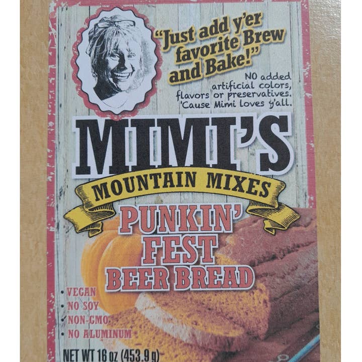 Mimi's Mountain Mixes - Wholesale Bread Mix - PUNKIN' FEST BEER BREAD MIX0