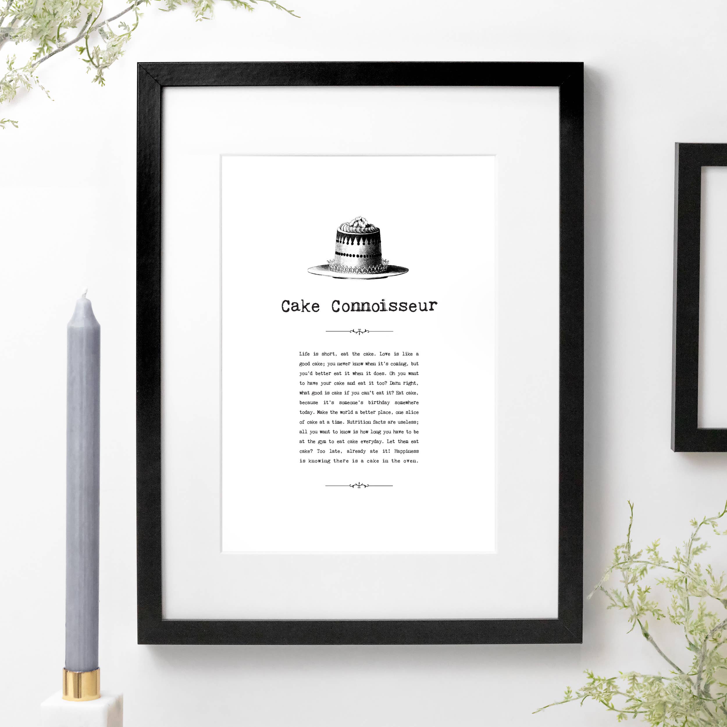 Coulson Macleod (U.S. Duties Paid) - Wholesale Art Print - Food + Drink 'Vintage Words' Prints with Wooden Display Box6