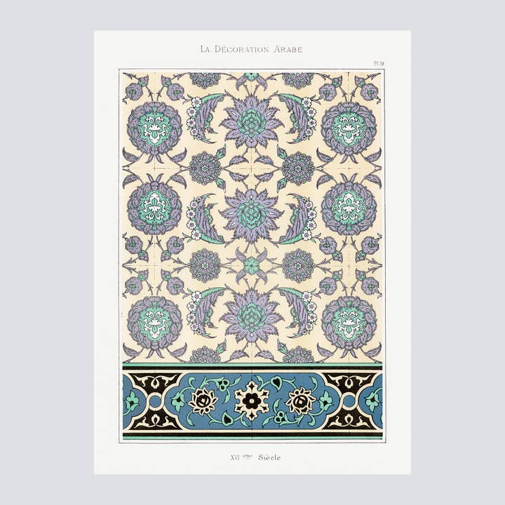 La Decoration Arabe Nr.19 (1885) Fijnkunst Print voor wholesale door Milisima Studio