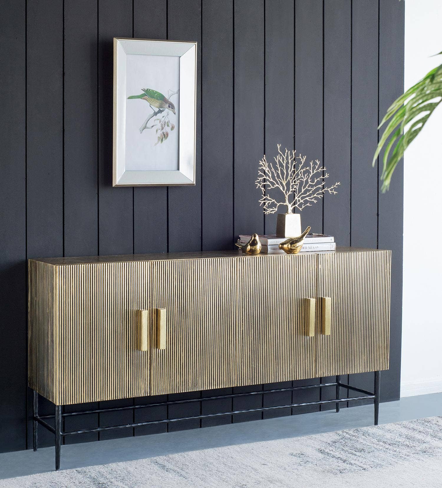 A&B Home Group Inc. - Wholesale Muurkunst set - S/2 Vogel Spiegel Frame Print4