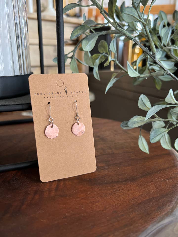 Copper Dot Earring for wholesale by Frolicking Leaves