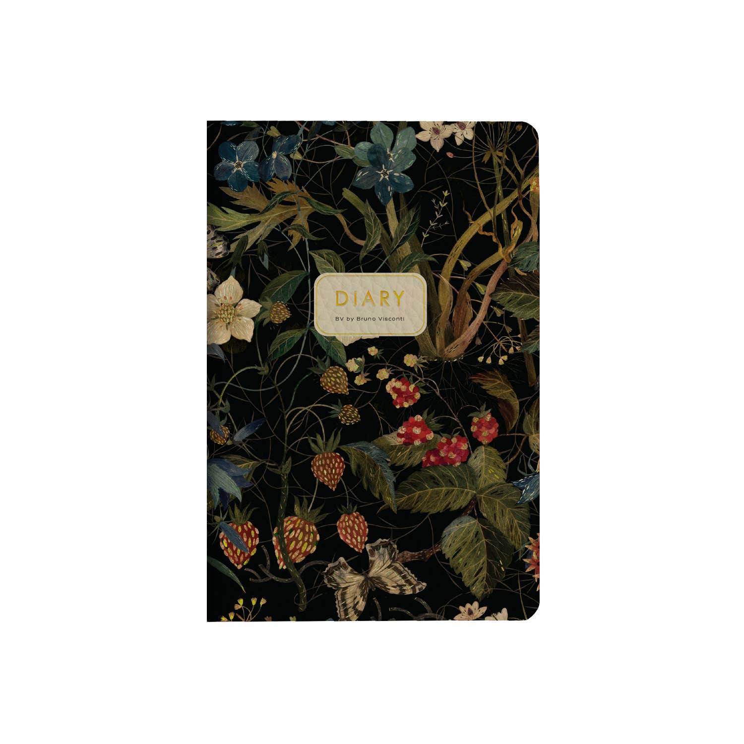 BV by Bruno Visconti - Wholesale Planner - A6 Vegan Leather  Daily Planner Planner - Forest Flowers1