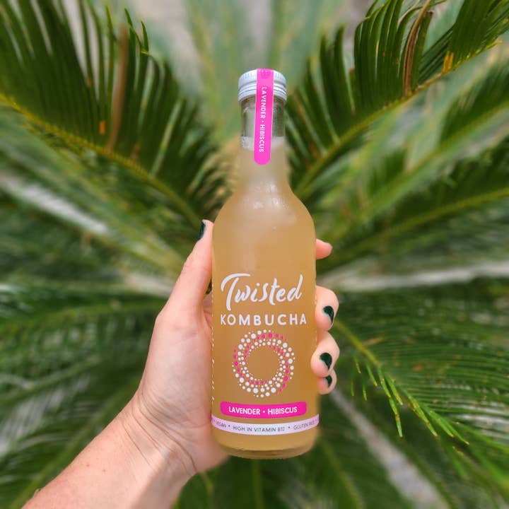 Twisted Kombucha - Wholesale Kombucha - Twisted Kombucha -Â Hibiscus & Lavender