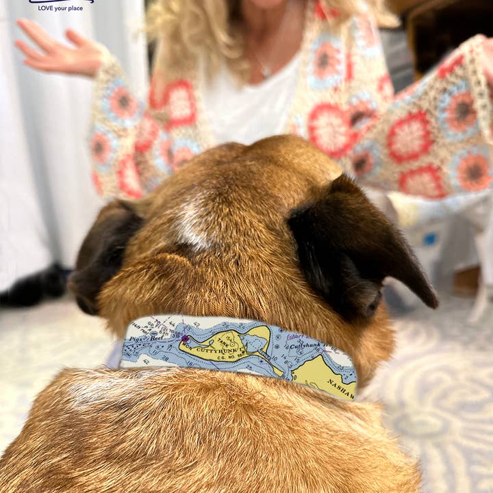 Maritime Tribes LLC - Wholesale Pet Collar - Dog - Dog Collar (custom artwork or your local map)8