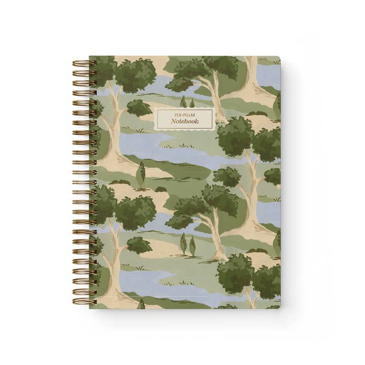 Naturinspirerat Inbundet Anteckningsbok - Guldfolie | Fruktträdgård för wholesale av Pen + Pillar