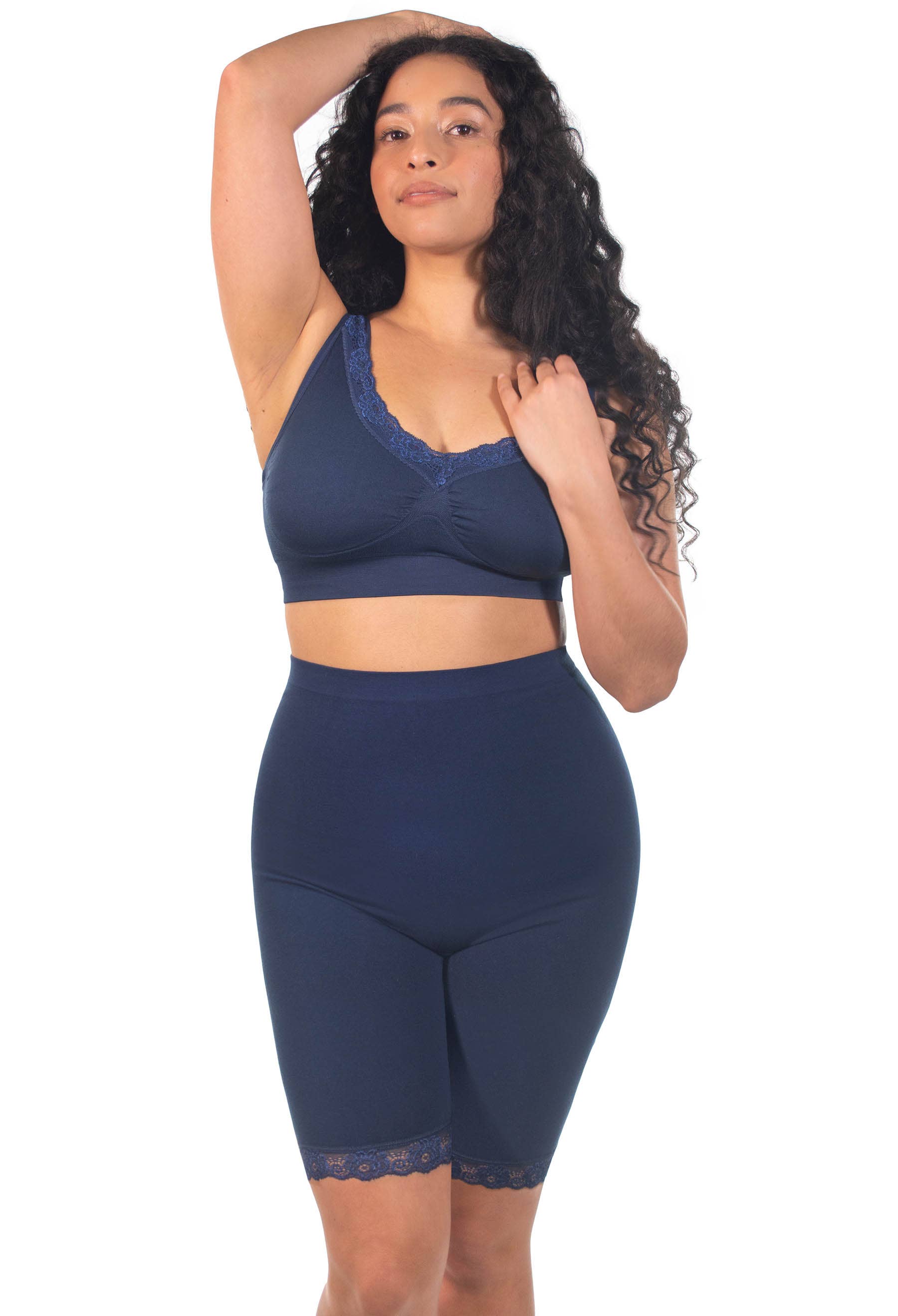 B Free AUSTRALIA - Wholesale Athletic Shorts - Women's - Anti Chafing High Rise Long Cotton Shorts23