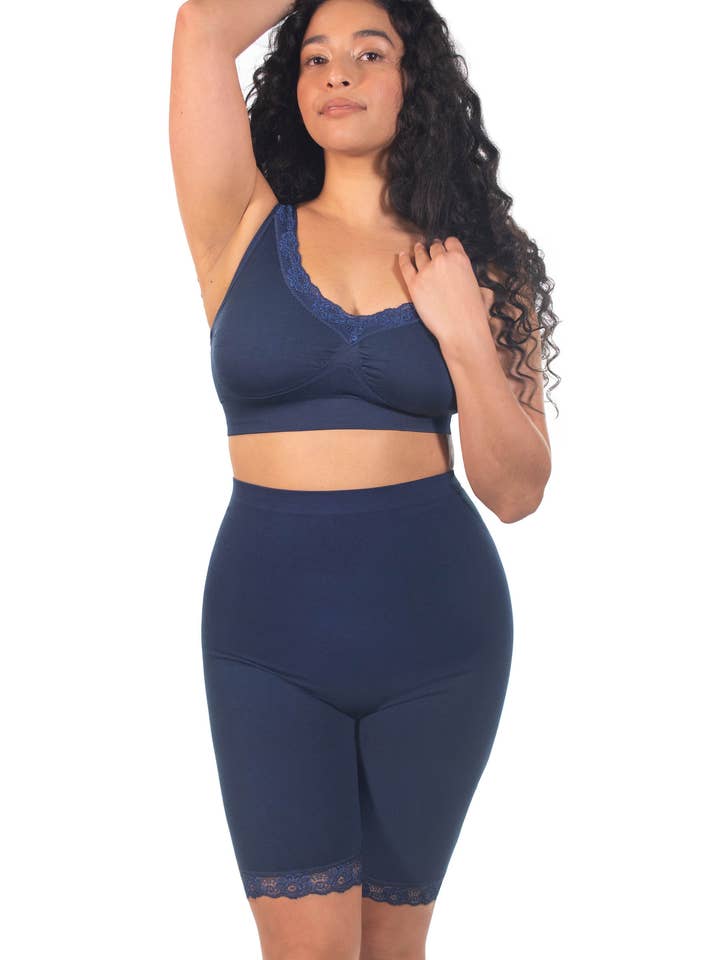 B Free AUSTRALIA - Wholesale Athletic Shorts - Women's - Anti Chafing High Rise Long Cotton Shorts23