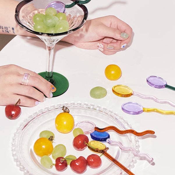 Filtrum Home - Wholesale Table Spoon (Cutlery) - Retro Glass Spoon Set11