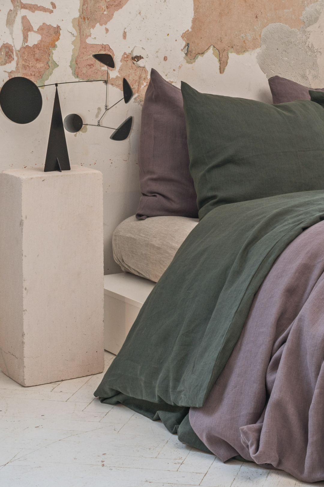 dodesign - Wholesale Bedding Set - Linen bedding set / Forest green3