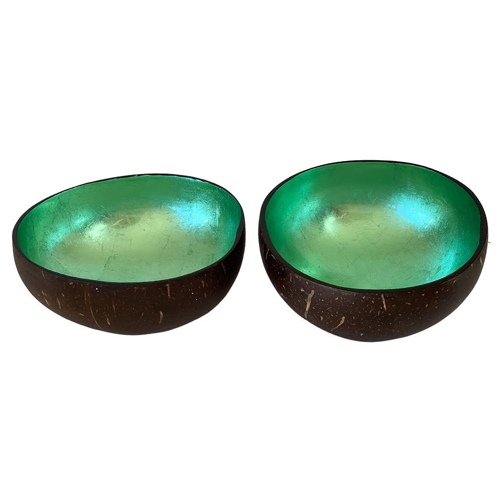 VIE - Wholesale Decorative Plate/Dish/Bowl - Hand-Painted Coconut Bowls, Lacquered, Set of 224