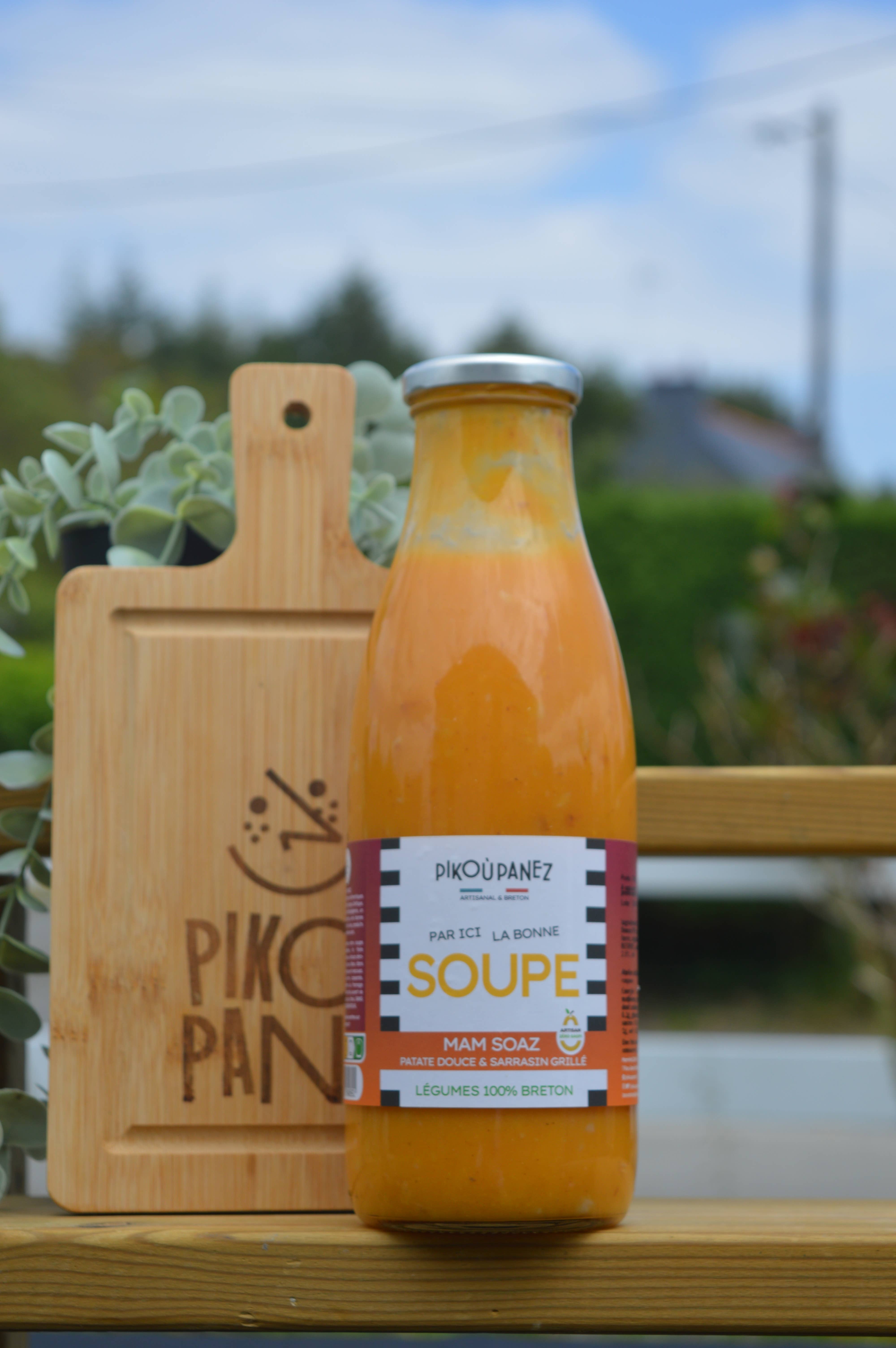 Pikoù Panez - Vendita all'ingrosso Zuppe - Zuppa Mam Soaz di patate dolci e grano saraceno grigliato0