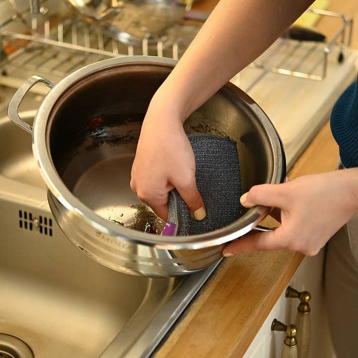 Mevsim Store - Wholesale Dishcloth - Silva Premium Microfiber Heavy Duty Dish Sponge 2 Pieces4