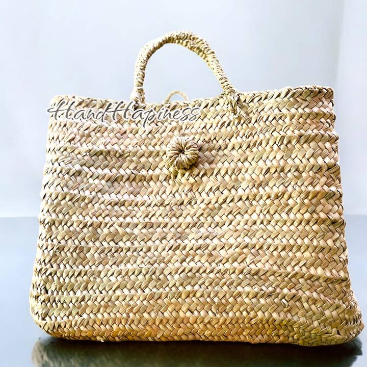 Handgemaakte strotas — milieuvriendelijke draagtas voor wholesale door HandHappiness