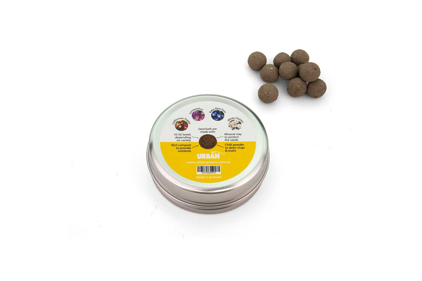 Urban Greens - Wholesale Plant Seeds - Seed Balls Counter Display including 30 Tins of Seed Balls5