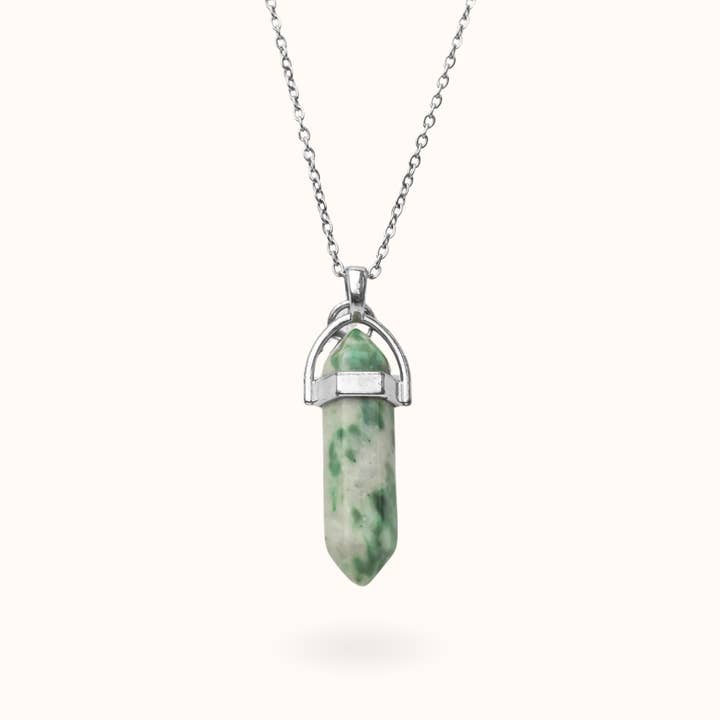 Halskette Anhänger Chinesischer Jade (Glück) Silber für den Großhandel von Blue Buddha Jewelry