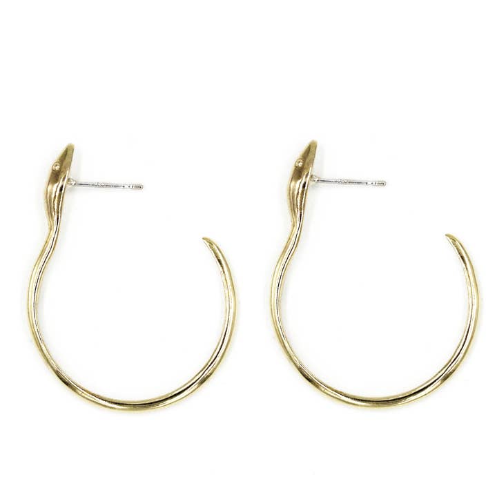 Boucles d'oreilles Snake pour la vente par Julie Nolan