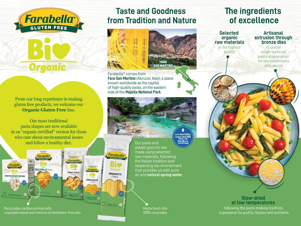 Farabella - Wholesale Pasta - Organic Gluten-Free Lasagna 250G X 61